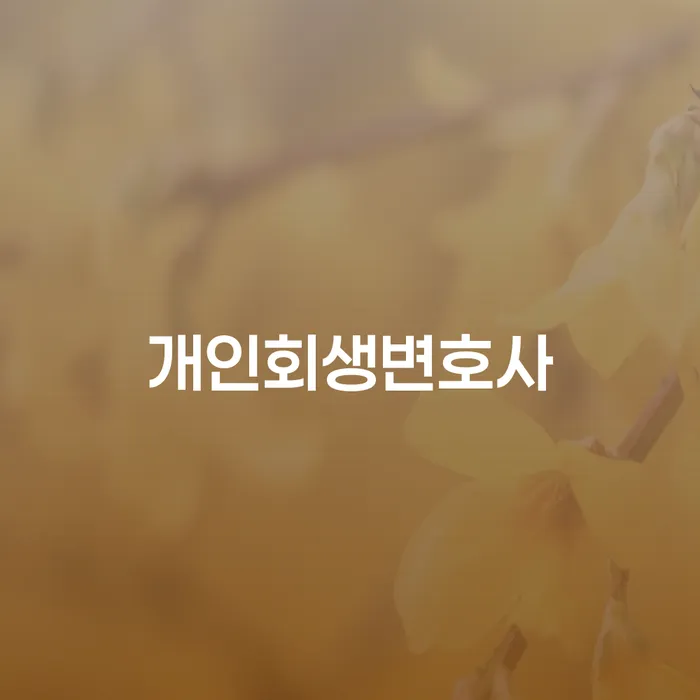 용산동 개인회생변호사와 함께 시작하는 채무 해결의 여정